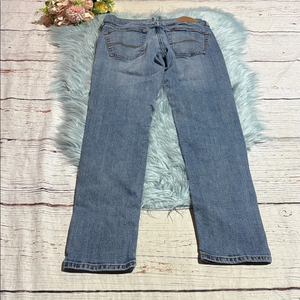 Abercrombie & Fitch Light Blue Stretch Super Skinny Jeans sz 31X30